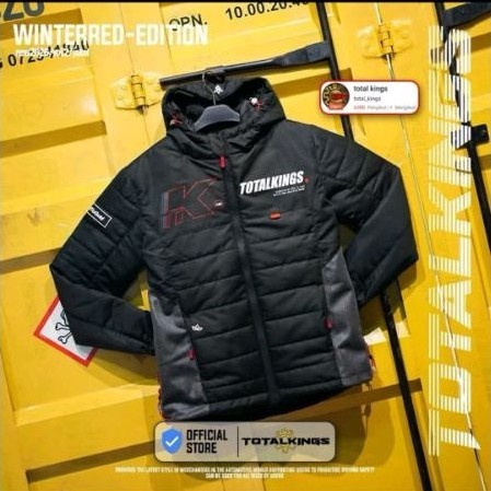 Jaket Total kings winter Gen. 2 new original, ukuran L,jaket touring total kings
