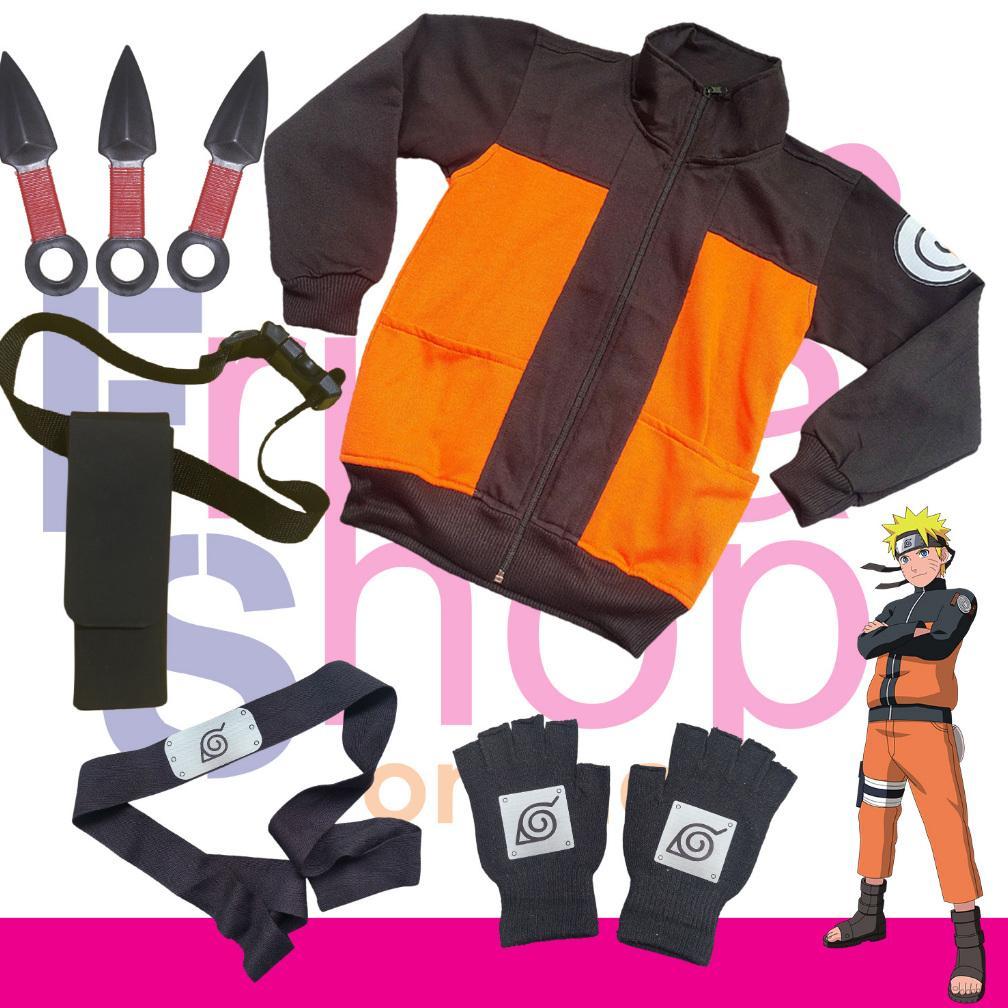 PAKET KOSTUM ANAK NARUTO SHIPPUDEN MLBB