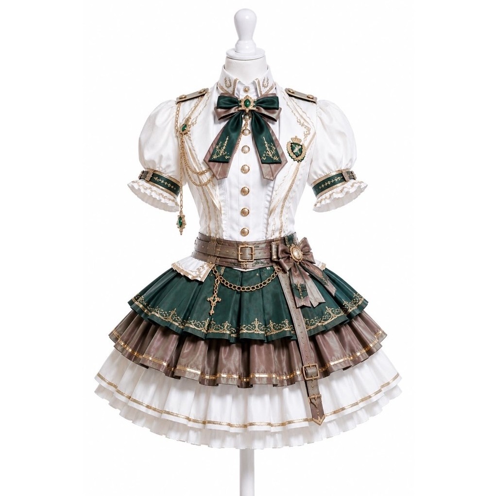 Kostum Mayoret Tema Emerald Green Kostum Pangeran Kostum Kerajaan Mayoret