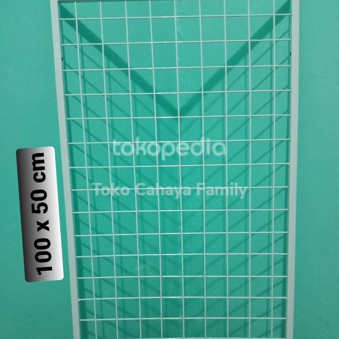 Rak Bingkai 100 x 50 cm Ram Besi Pajangan Display Aksesoris Hp