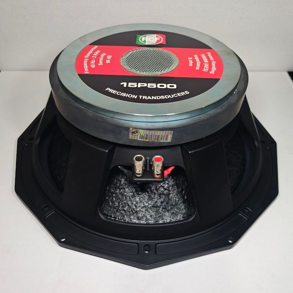 (PROMO FREE KAYU) Komponen Speaker / 15 Inch / RCF 15P500 ITALY / VC 4.5 IN / RCF 15 P500 / 96 dB - 