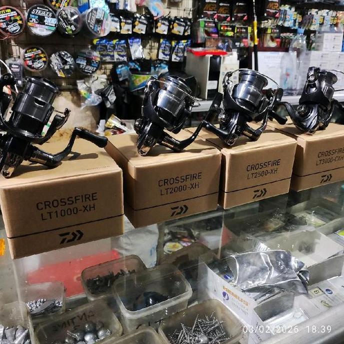Reel Daiwa CROSSFIRE LT 2026  1000XH / 2000XH / 2500XH / 3000CXH | Original | BERGARANSI