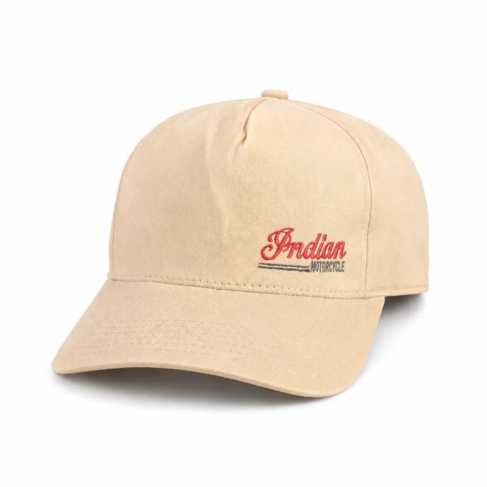 INDIAN MOTORCYCLE - Topi Snapback Coklat Unisex