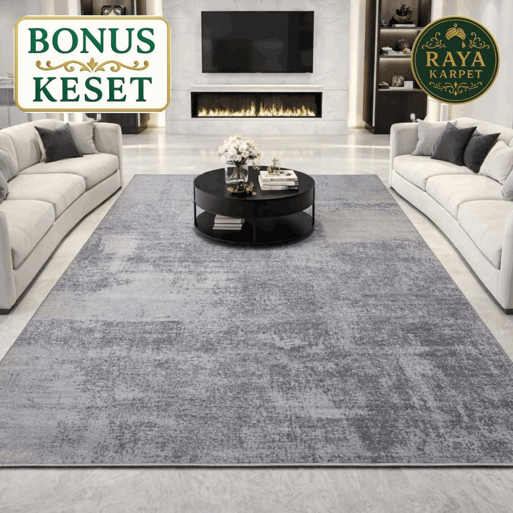 Karpet Ruang Tamu | Karpet Aesthetic 200x300 180x250 120x200 Tebal Premium Raya Karpet