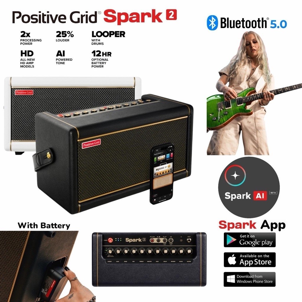 Positive Grid Spark 2 Amplifier Gitar