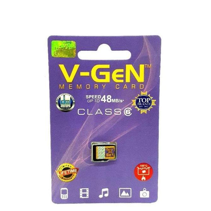Microsave- V-Gen Micro Sd Card V-Gen Class 6 Kapasitas 2Gb 4Gb 8Gb 16Gb 32Gb Garansi Lifetime Resmi 