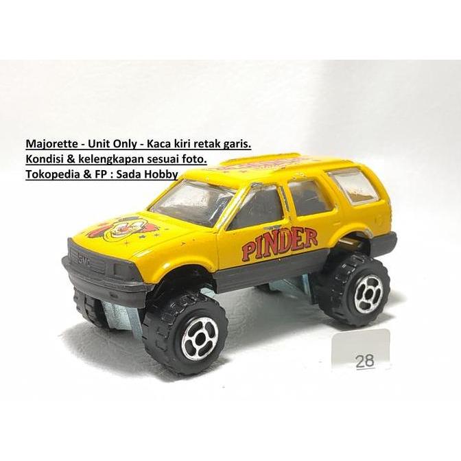 DIECAST MAJORETTE GMC CHEVROLET BLAZER JIMMY PINDER CIRCUS VARIAN BUMPER ABU ABU UNIT ONLY HS99