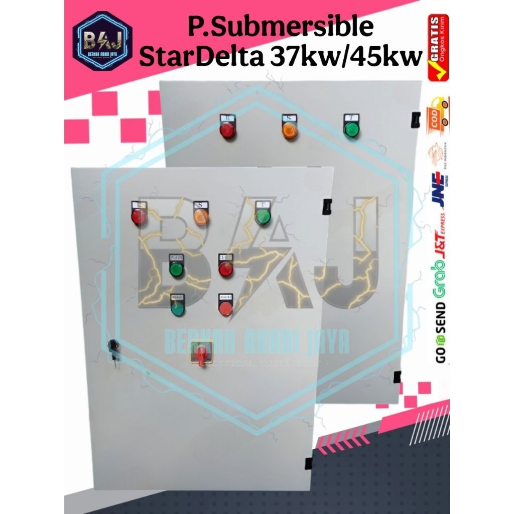 PANEL POMPA SUBMERSIBLE STAR DELTA 37KW / 45KW