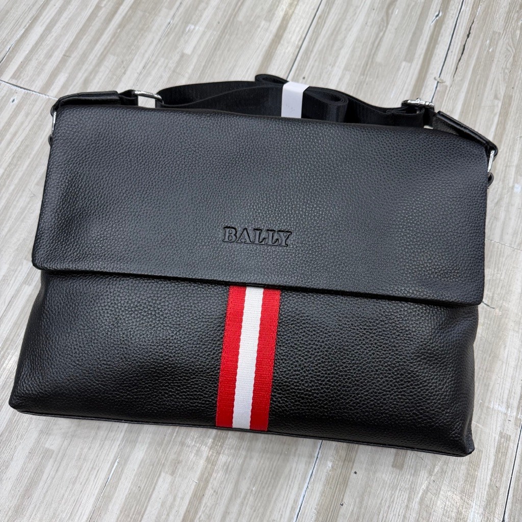 Messenger bag kulit Bally Tas selempang Kulit