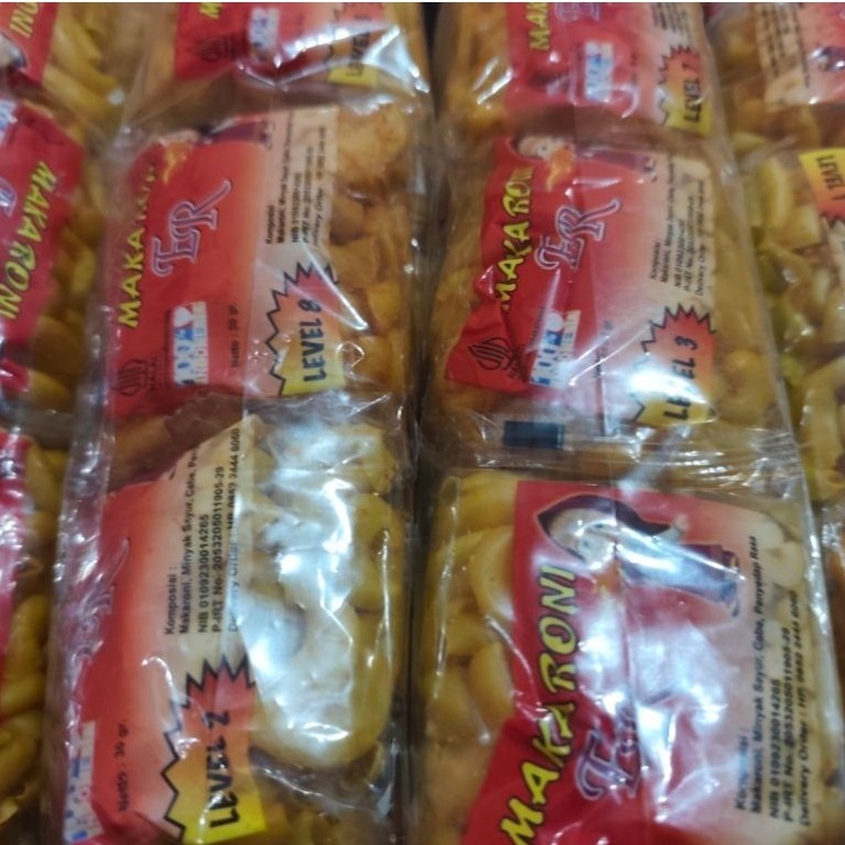 Makaroni ER Marsha 24pcs dengan Level Kepedasan 1-10