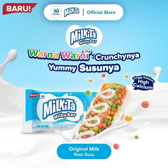 [GIMMICK] Milkita Milky Bar Snack Susu Asli 1 Pcs