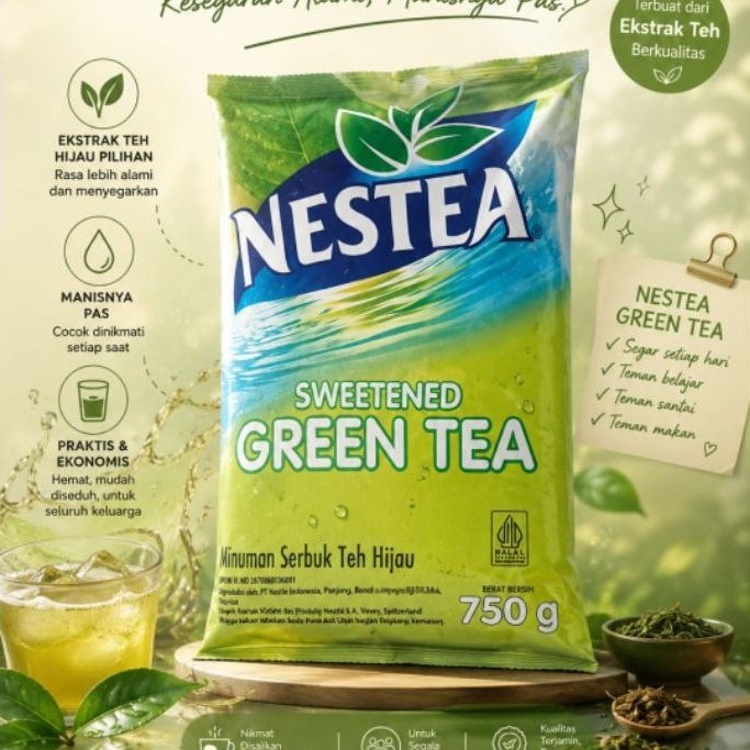 Nestea sweetened GREEN TEA 750g