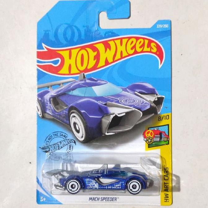 HOTWHEELS HOT WHEELS MACH SPEEDER BIRU 2019 HW ART CARS RARE FTS99