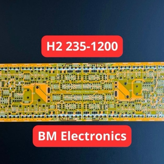 PCB CLASS H 2 CHANNEL | 2U 35CM |H2-235-1200
