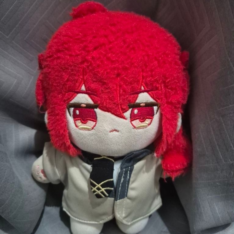Boneka Diluc Genshin Impact Plush Doll Chibi 20 cm | Boneka Anime | Koleksi | Gift