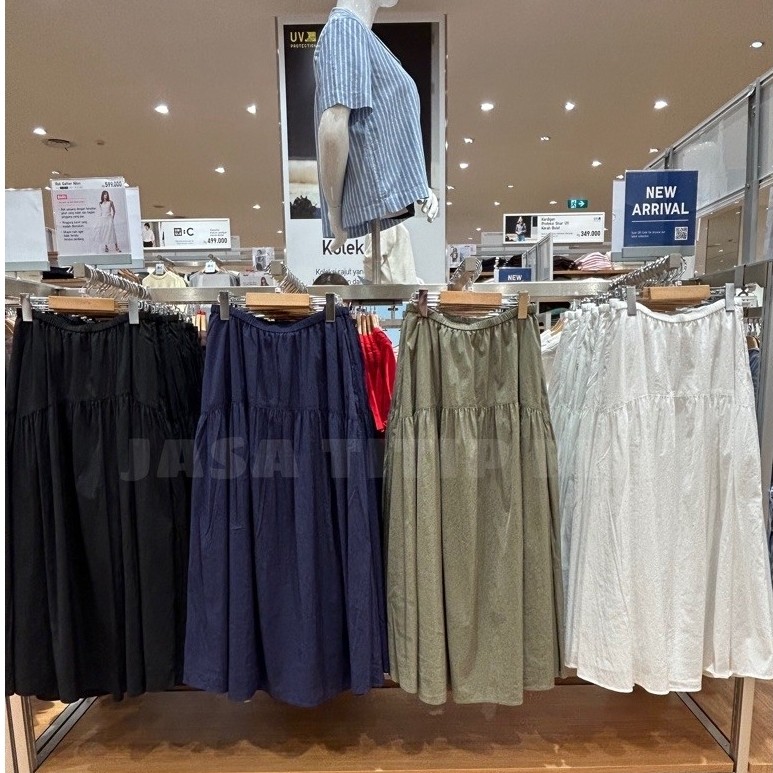 Rok Gather Nilon WOMEN UNIQLO