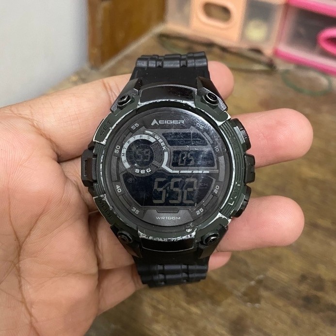 jam tangan eigr second ori
