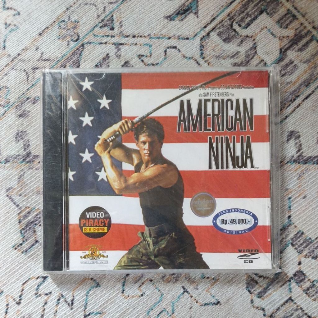 vcd film american ninja kondisi bagus isi 2 disc