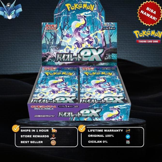 Kartu Pokemon Violet EX SV1V Booster Box TCG / Violet Ex - Pokemon Japanese TCG - Booster Box- sv1V 