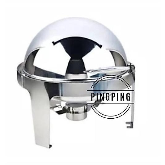 PINGPING - Rolltop bulat Prasmanan / chaving dish bulat / prasmanan bulat stainlees/prasmanan set st