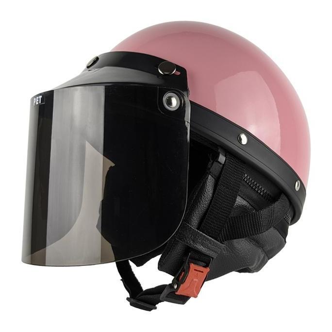 Helm chips Cetok Vintage Jadul Motor Vespa Dewasa Pria Wanita Free Aksesoris Kaca Datar motorcycle E