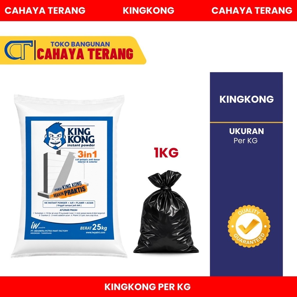 KINGKONG PLAMIR DINDING KILOAN HARGA PER KG