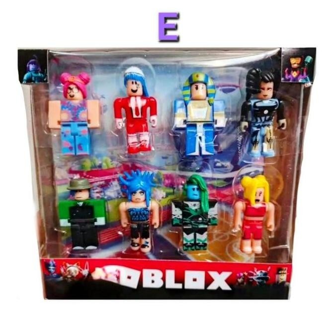 24PCS LEGO ROBLOX (Miniatur Roblok Patung Ninja Go Figur Minecraft Game Mainan Anak Police Bricks Mi