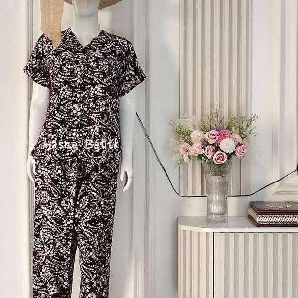 Setelan Celana Luza (Spk. Vie PW DP) Batik Pekalongan