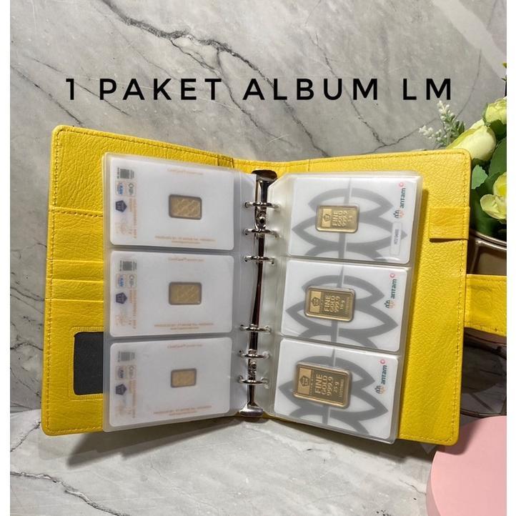 [SKR] Album Logam Mulia Dompet Emas Binder Tempat Penyimpanan LM Sinking Funds