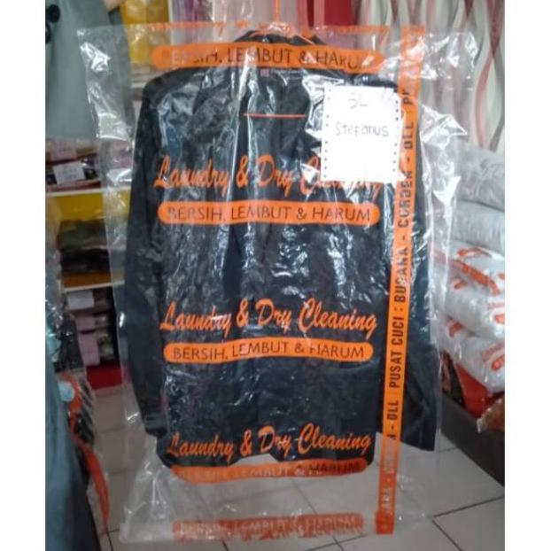 Plastik Packing Laundry Satuan | Plastik Packing Jas | Plastik Sablon Laundry Satuan