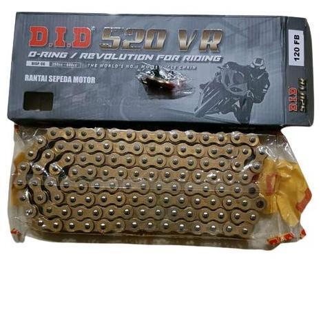 RANTAI MOTOR DID CHAIN 520VR GOLD - 120