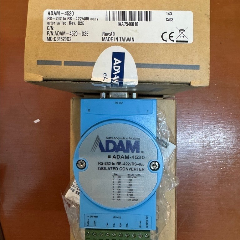 Advantech ADAM-4520 RS-232 To RS-485 Converter