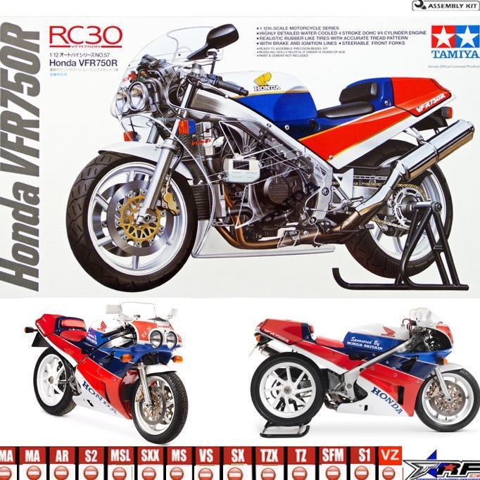 TAMIYA 14057 HONDA VFR750R RC30 Termurah