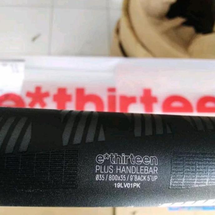 Promo Handlebar E13 E-Thirteen Plus 35 mm x 800 mm Black - stang sepeda Diskon