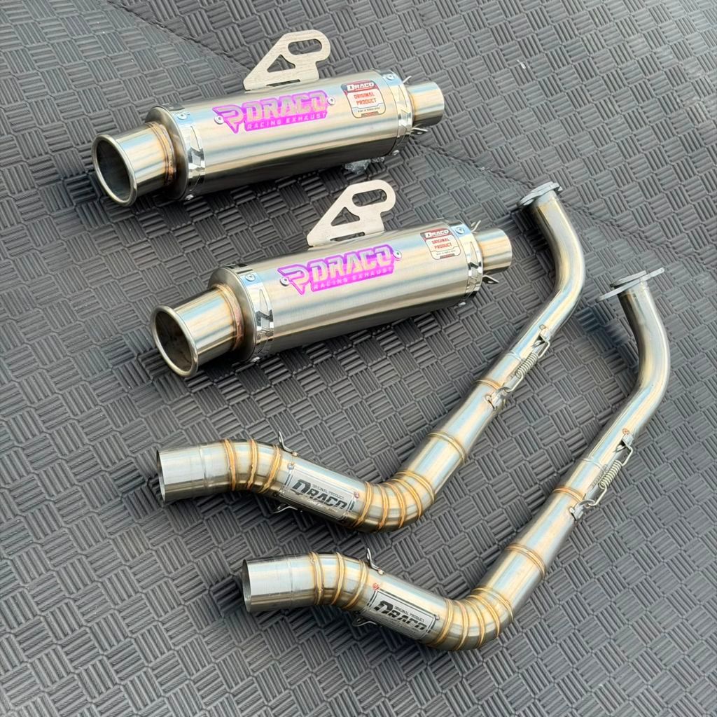 Draco knalpot Non samlong Draco Aerox Vario Mio Vario 160 Beat NMAX vario