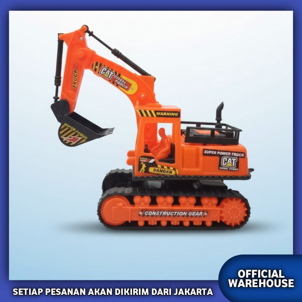 Mobil Keruk Beko Excavator Combo Dozer Mainan Truk Mainan Truck Excavator Mainan Beko Tebal Ada Doze