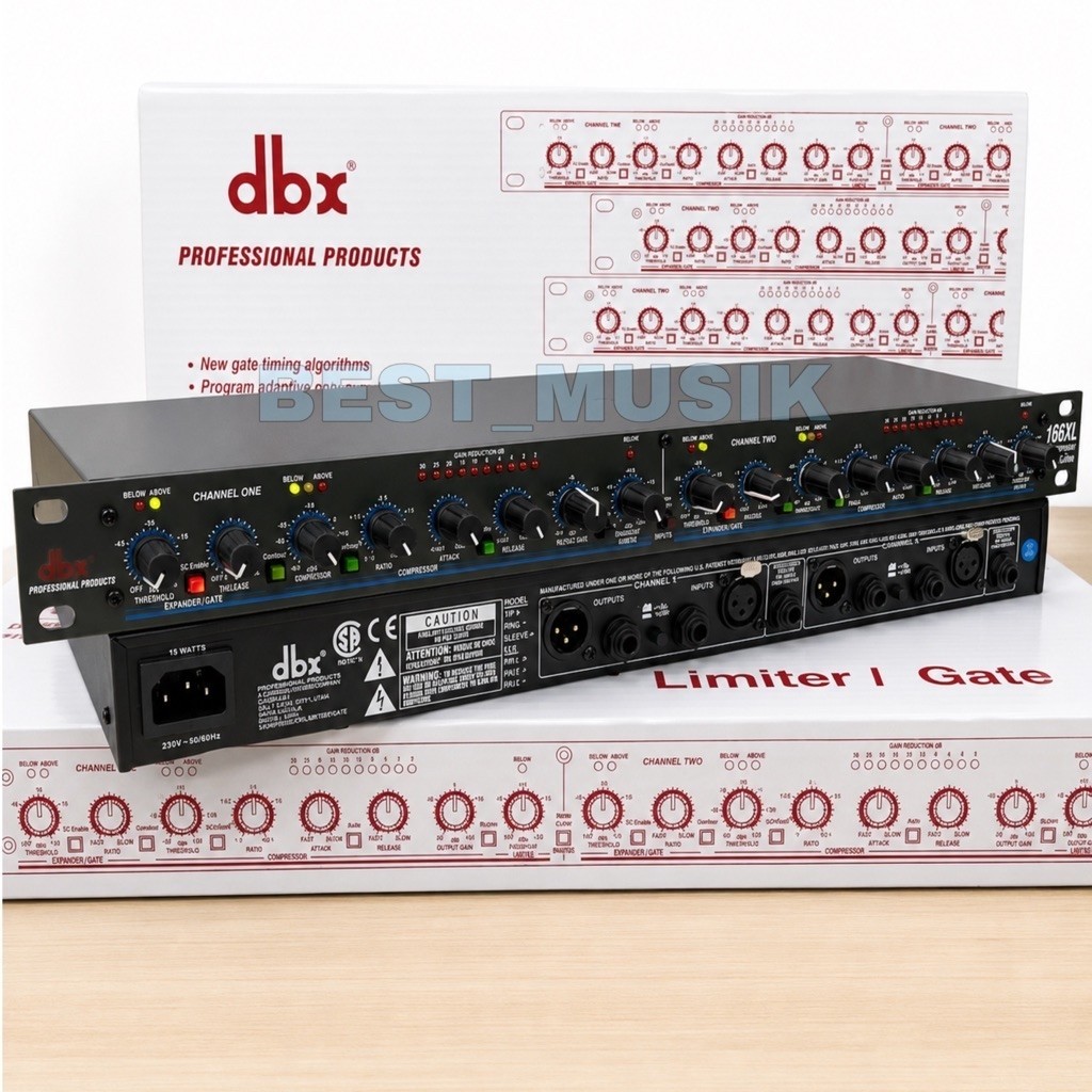 Compressor DBX 166Xl Grade A Professional Compresor Limiter Dbx 166 xl dbx166 xl ( Bisa Cod )
