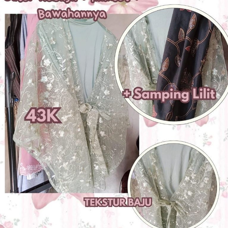 Set outer kebaya preloved