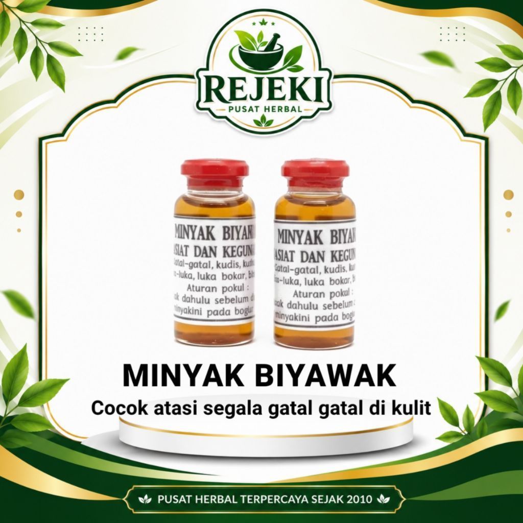 MINYAK BIAWAK - OBAT LUAR - KUDIS ,KUTU AIR ,DLL