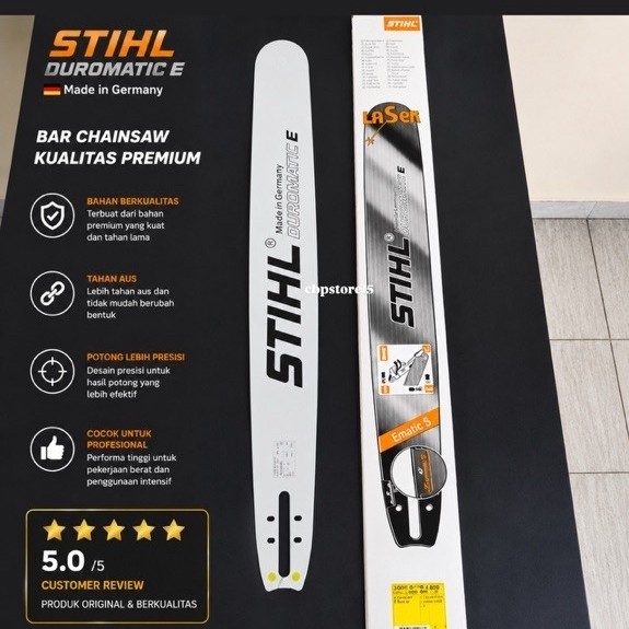 Bar Chainsaw Senso STIHL 36”/ Guide Bar Senso Stihl MS 070 Stihl 36 inch 52T ORIGINAL