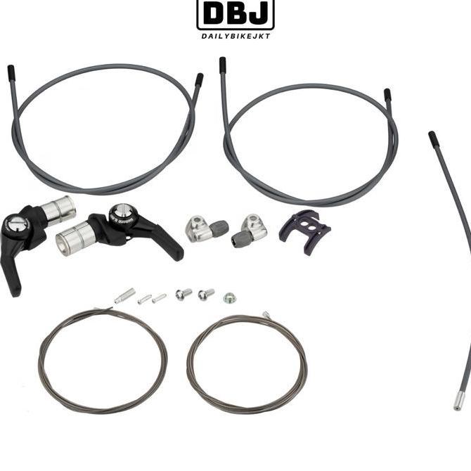 Promo Shimano Shifter Dura-Ace SL-BSR1 TT  Bar End 2x11 Speed Mechanical Diskon