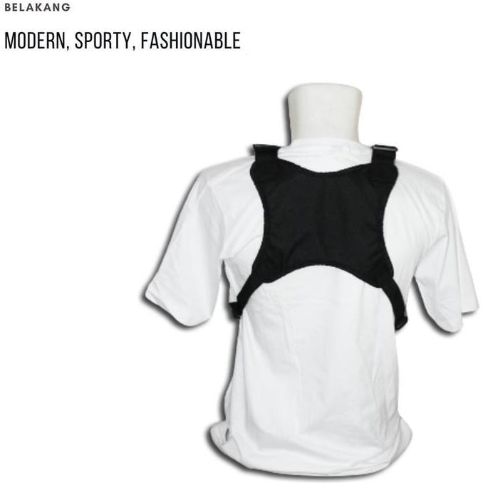 Tas 2 Tali Chest Bag Depan Dada Vest Rompi Pelindung Dada