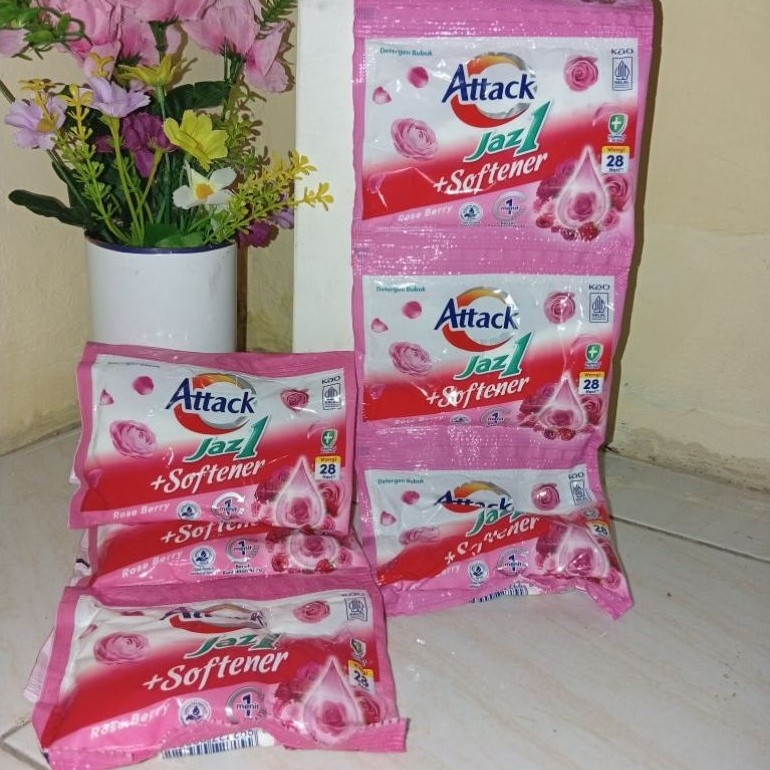 Jaz1 Attack Plus Softener 6 Sachet Anti Bau