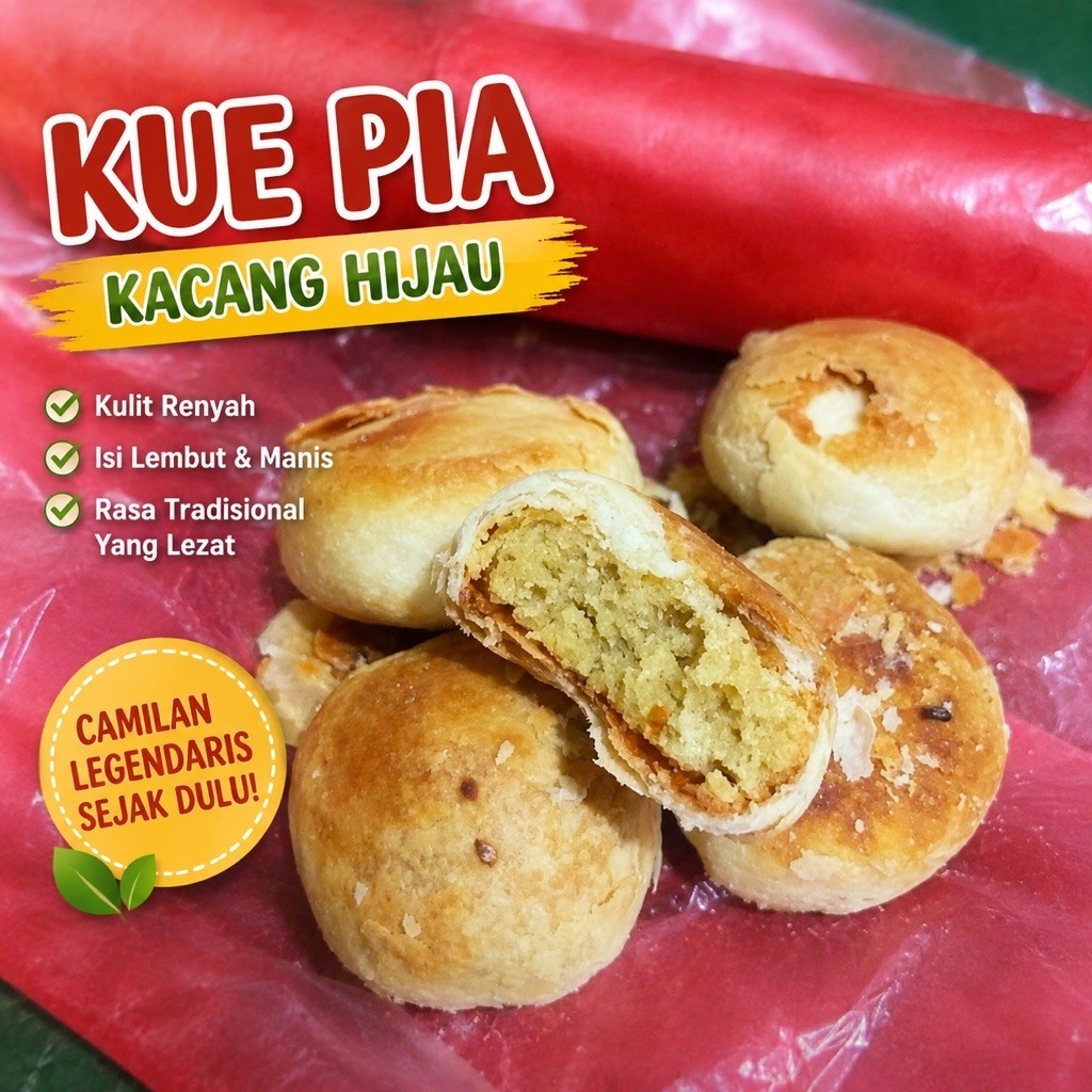 Bakpia TausaPia  Bak pia kacang hijau  ABC tausa pia kacang hijau