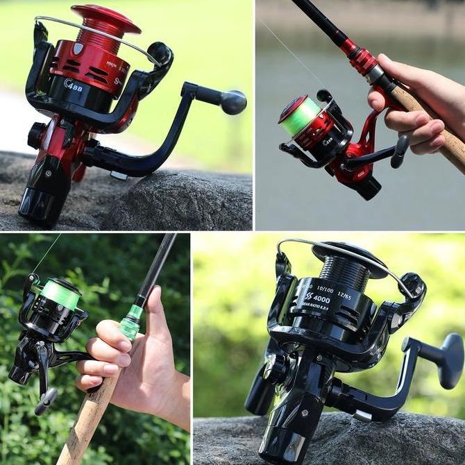 AREVANSIIK - LUCKY MAN REEL PANCING 8KG REEL PANCING KUAT DAN MURAH/HOLLOW PLASTIK SPINNING FISHING 