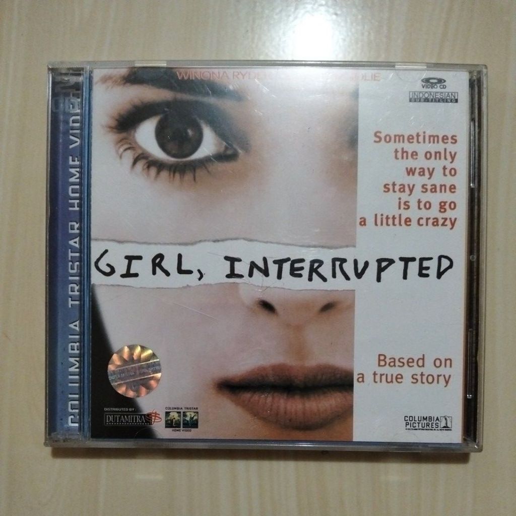 GIRL, INTERRUPTED - Winona Ryder - Angelina Jolie - 2 Disc Original VCD - Bekas Murah Original - C5