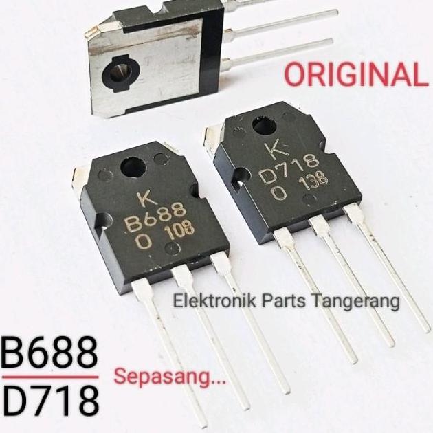 TRANSISTOR D718 B688 TR B688 D718 (SATU SET) 2SD718 2SB688 TERBARU