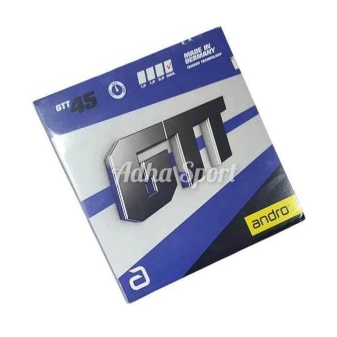 NEW Karet Pingpong Andro GTT 45 / GTT45 Rubber Bat Bet Tenis Meja Original