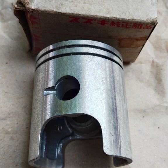 piston seher seker piston only Suzuki TS125 ts125 TS 125 oversize 50 original Japan NOS