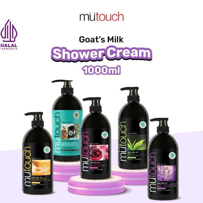 Sendini- Paket Mutouch Shower Cream 1000Ml + Mutouch Shower Cream 800Ml - Sabun Mandi